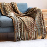 Hand Knitted Blanket with Sofa - Shaka-Sales