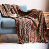 Hand Knitted Blanket with Sofa - Shaka-Sales