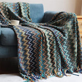 Hand Knitted Blanket with Sofa - Shaka-Sales